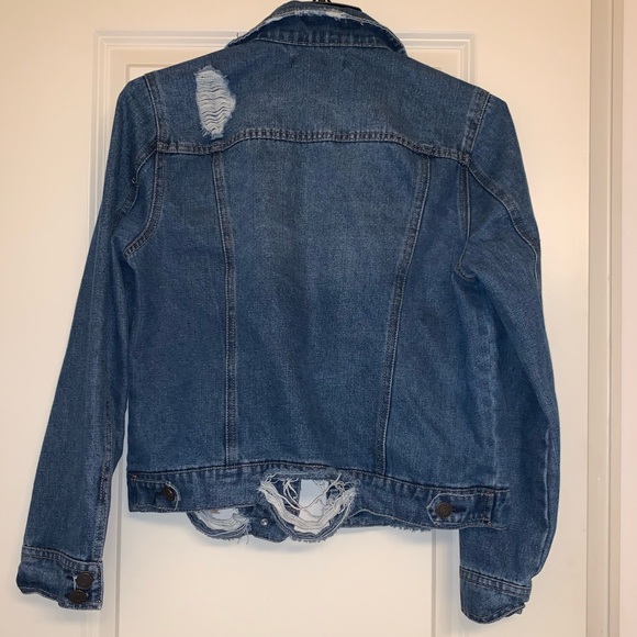 Distressed Jean Jacket - Picture 2 of 2